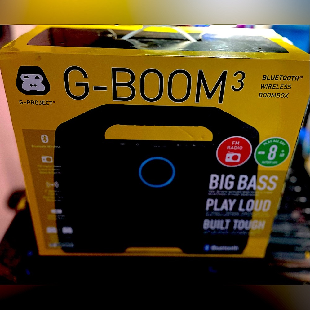 G Boom 3 “Bluetooth wireless boombox”